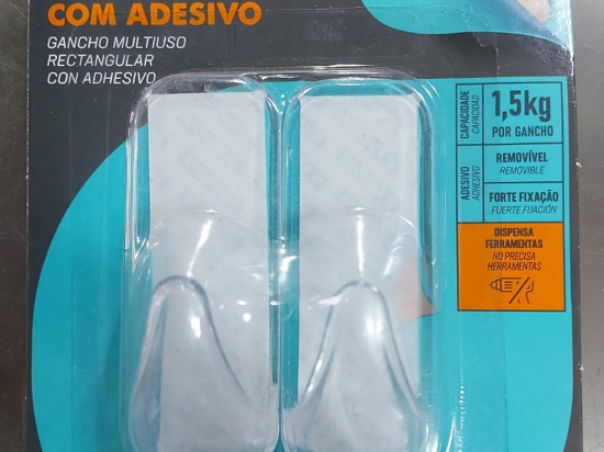 GANCHO PERCHA SAN REMO ACRILICO X 2 OR30242