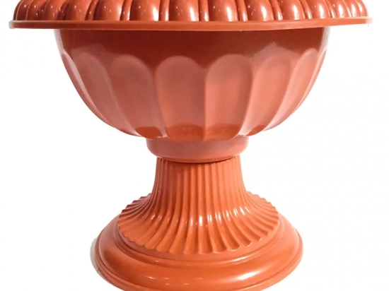 MACETA JARDIN PLASTICA J&G FORMA COPA COLOR TERRACOTA 37 X 29 COD GR1346