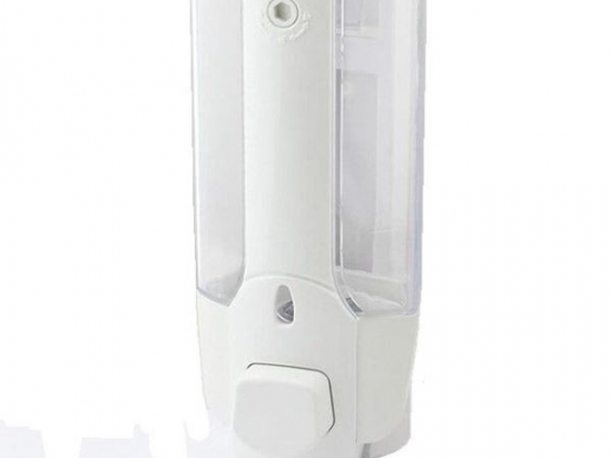 Dispensador Jabón  Liquido Para Amurar a la Pared de Plástico  Cap. 450 ml. Cod. 64.S120 /119