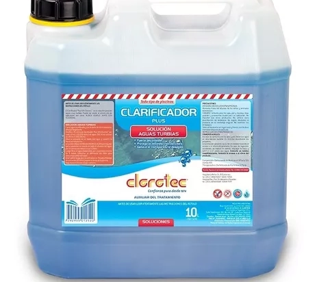 CLARIFICADOR CLOROTEC 10 LITROS CONCENTRADO PARA PISCINA COD. 2100