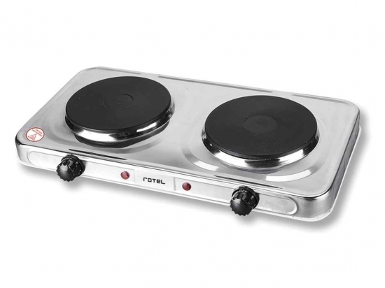 ANAFE ELECTRICO COCINILLA ROTEL ACERO INOX 2 DISCOS COD. 70661