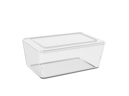 CAJA ORGANIZADOR COZA ACRILICO CON TAPA 28 X 18 X 11 COD. 20711/0009