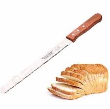 Cuchillo/Cuchilla con Serrucho Especial para Cortar Pan de Sandwich/Tortas 34 cms. largo de hoja Cod. FM154