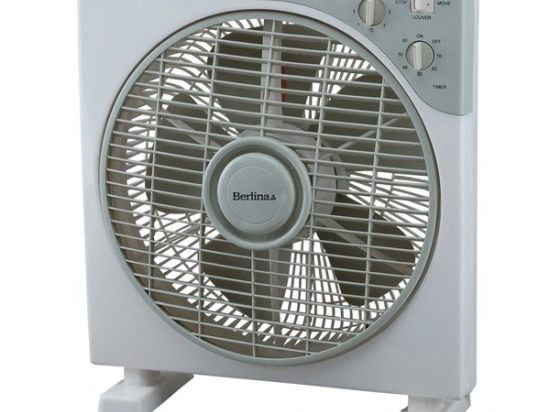 Turbo Ventilador Marca  BERLINA 12" Plástico Medidas; 37 x 40 x 15  COD. HE1510