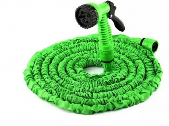 MANGUERA RIEGO EXTENSIBLE MAGIC HOSE 45 MTS. CON PICO RIEGO Y ACOPLES COD. 13602