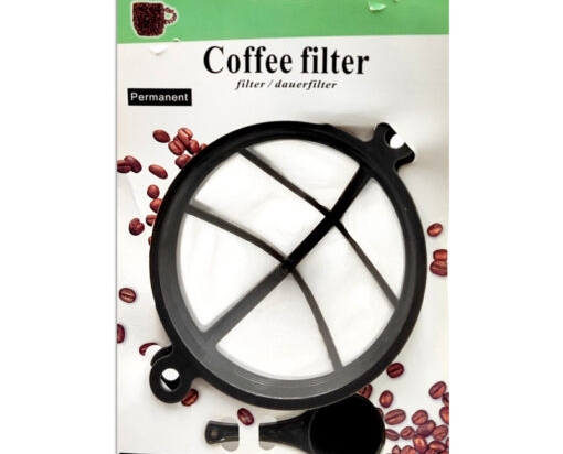 FILTRO PARA CAFE REUTILIZABLE CON CUCHARA DOSIFICADORA 16,5 X 10 X 4,5 COD. HA1566