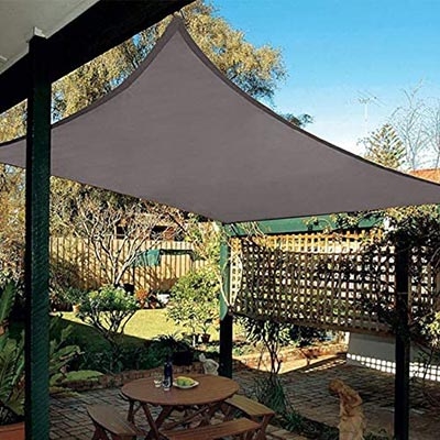 TOLDO VELA CUADRADO 3,6 X 3,6 COLOR BEIGE COD. 6452