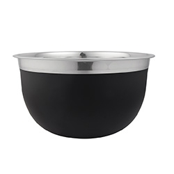 BOLS ACERO INOX. SELECTA 25 CM NEGRO MATE EXTERIOR 486037