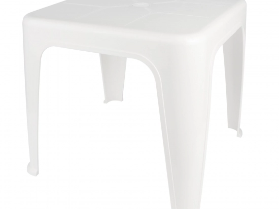 MESA PVC MOR AUXILIAR CUADRADA 51 X 51 X 43 COLOR BLANCO O NEGRO COD. 15151301/1302