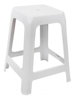 BANCO TABOURETE MOR MODELO BELA VISTA COLOR BLANCO 36 X 36 X 45 COD. 15151111