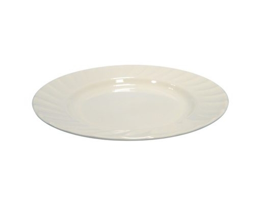 PLATO MELAMINA BLANCO LISO HONDO 20 CMS. DIAMETRO COD. LY1235