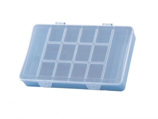 ORGANIZADOR CAJA PLASTICA CON 14 DIVISIONES Y TAPA PARAMOUNT 23 X 14 X 4 COD. 12121705