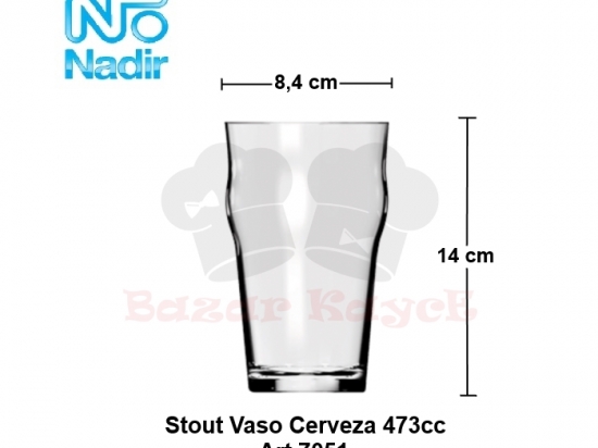 VASO NADIR STOUT 473 ML 7051