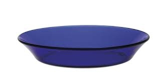 PLATO DURALEX OCEANO AZUL HONDO 22 CM