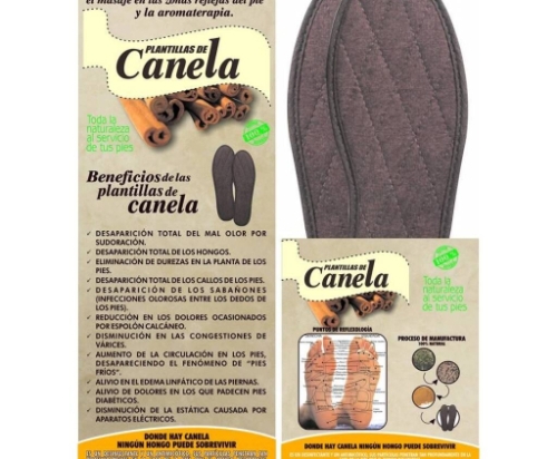 PLANTILLAS DE CANELA PARA ZAPATOS DEL 35 AL 46