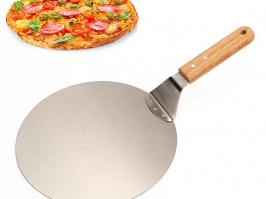 PALA PARA PIZZA 30 CMS. DIAMETRO LARGO 50 CMS. MANGO MADERA COD. 4651092