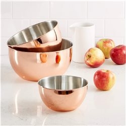 BOLS ACERO INOX. SELECTA 28 CM ROSE GOLD 486033