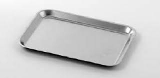 BANDEJA ACERO INOX BAJA 29 X 19 X 1.3 CM GR1697