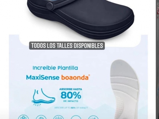 ZUECO PROFESIONAL SALUD BOAONDA AZUL