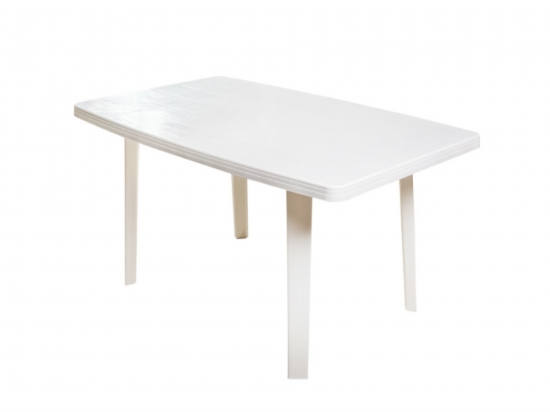 MESA PVC FLORENCIA WENCO COLOR BLANCO 138 X 82 X 73 COD. 9941