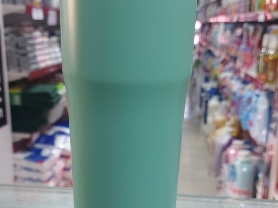 VASO TERMICO COMET 480 ML. ACERO INOXIDABLE 6 HRS. FRIO/12 HORAS CALOR  COD. C027P VERDE AGUA