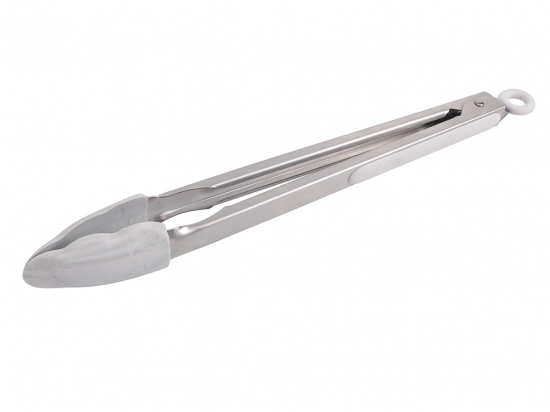 Pinza en Acero  Inox. y Silicona Marca  SELECTA Medida; 30 cms. de largo Cod. 488090