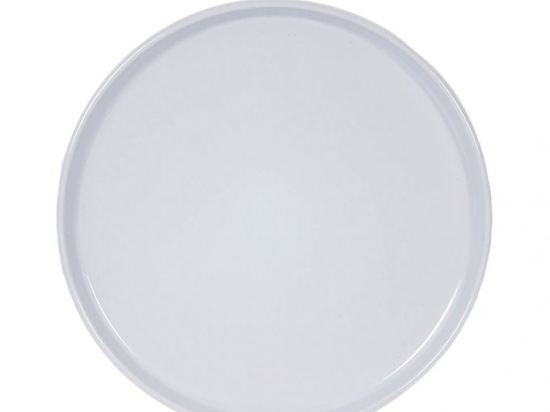 PLATO CERAMICA SELECTA BLANCO POSTRE 20 CMS. BORDE RECTO COD. 256019