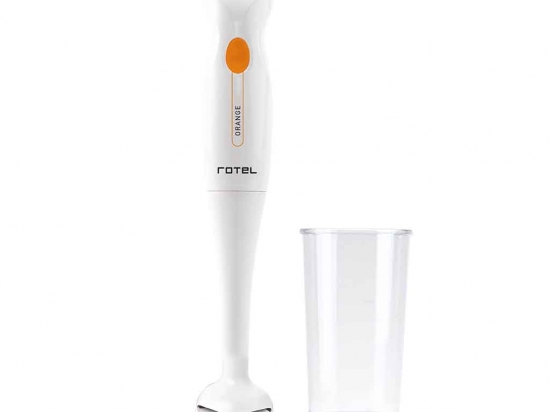 MIXER ROTEL ORANGE PLASTICO + VASO  Potencia 200 W Cod. 70559