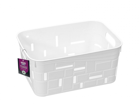 Canasto Organizador ORDENE de Plastico Sin Tapa  Cap. 7,6 lts. Medidas: 31,5 X 22,5 X 15 Cod. OR52130