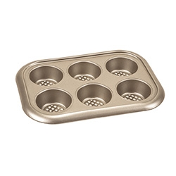 MOLDE MUFFIN X 6 ACERO 29 X 21 X 3.5 CM 515019