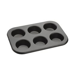 MOLDE MUFFIN X 6 ANTIADHERENTE 26.5 X 18 X 3 CM 532003