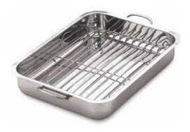 ASADERA BETTASUL ACERO INOX CON REJILLA 27 X 20.5 X 4.5 CM RPL-25