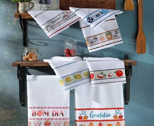 REPASADOR COCINA DOHLER BORDADO VARIEDAD DE DISEÑOS COD. REPASADORBORDADO