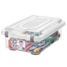 Caja  Organizador Marca SAN REMO Cap. 42 LITROS Modelo Bajo Con Tapa  Cod. SR980