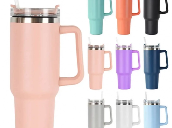 Travel Mug Termico Marca COMET Cap. 900 ml. Botella Termica Doble Pared Acero Inox. 12 hrs, Frio/Calor Cod. W30OT1