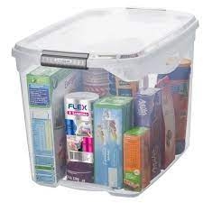 Caja Organizador Plastico con Tapa Marca  SAN REMO Cap. 36 Lts. Medidas, 48,7 x 33,1 x 33,6   Cod. SR951