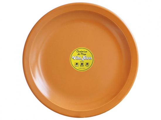 PLATO VILA RICA CERAMICA POSTRE 19 CMS. COD. 310036