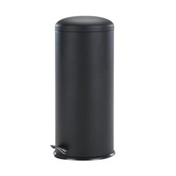 RECIPIENTE RESIDUOS SELECTA 30 LITROS ACERO INOX. NEGRO MATE  378023