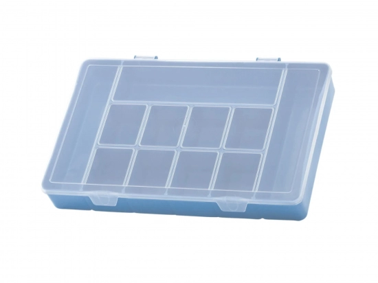 ORGANIZADOR CAJA PLASTICA CON 11 DIVISIONES PARAMOUNT 28 X 17,5 X 4 CMS. COD. 12121706