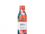 BOTELLA CARAMAÑOLA TERMICA TERRANO ACERO INOXIDABLE CON TAPON DISEÑO ARTE VARIEDAD DE COLORES 550 ML.