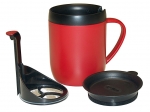 JARRO TERMICO ZYLISS TRAVEL MUG DOBLE PARED ROJO PRENSA FRANCESA COD. E990002