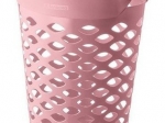 CANASTO PLASTICO  SAN REMO FLEXIBLE CALADO 44 LITROS GRIS O ROSA SIN TAPA COD.  SR1844/2