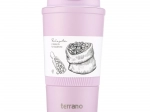 VASO TERMICO ACERO INOXIDABLE TERRANO 510 ML. CON SILICONA VARIEDAD DE COLORES COD. VT401006