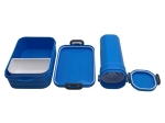 VIANDA PLASTICO CON BOTELLA MEDIDAS 17 X 12 X 6 COD. HA3991 FR57441