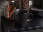 TAZA CERAMICA SELECTA MODELO: STONE+LINE 325 ML. 9,5 CMS. X 9 CMS. COLOR NEGRO ASA RECTA MUG  COD. 310057