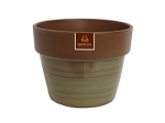 MACETA JARDIN CERAMICA GRETA MORENA 14 X 10 CM DE ALTO MZ3049