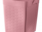 CANASTO PLASTICO SAN REMO FLEXIBLE 18 LTS. COLOR ROSA COD. SR1918