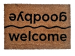 ALFOMBRA ENTRADA FELPUDO COCO SELECTA DISEÑO WELCOME/GOOD BYE 40 X 60 COD. 185020