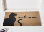 ALFOMBRA ENTRADA FELPUDO COCO SELECTA DISEÑO WELCOME GATO 40 X 60 COD. 185177