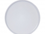 PLATO CERAMICA SELECTA BLANCO POSTRE 20 CMS. BORDE RECTO COD. 256019